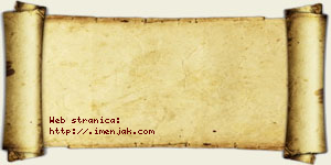 Anja Pjanić vizit kartica